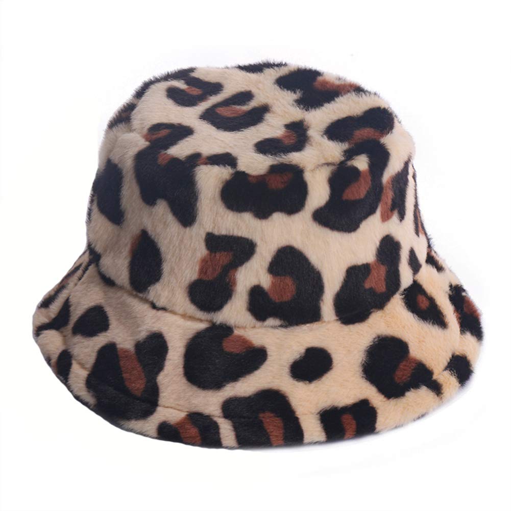 Ladies' winter fisherman hat, warm and cozy, cute and soft faux fur fisherman hat