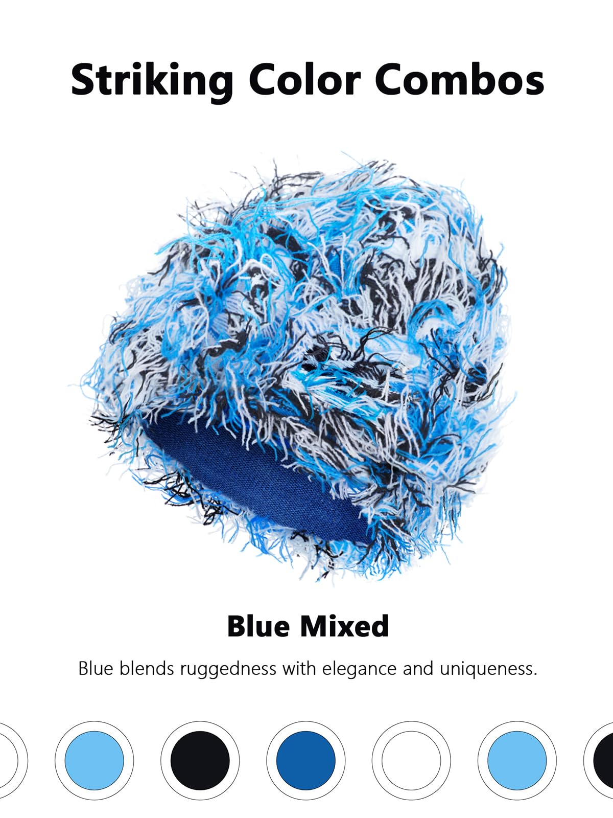 Weathered without brim hat, warm and all sizes men's and women's winter fashionable knitted hat