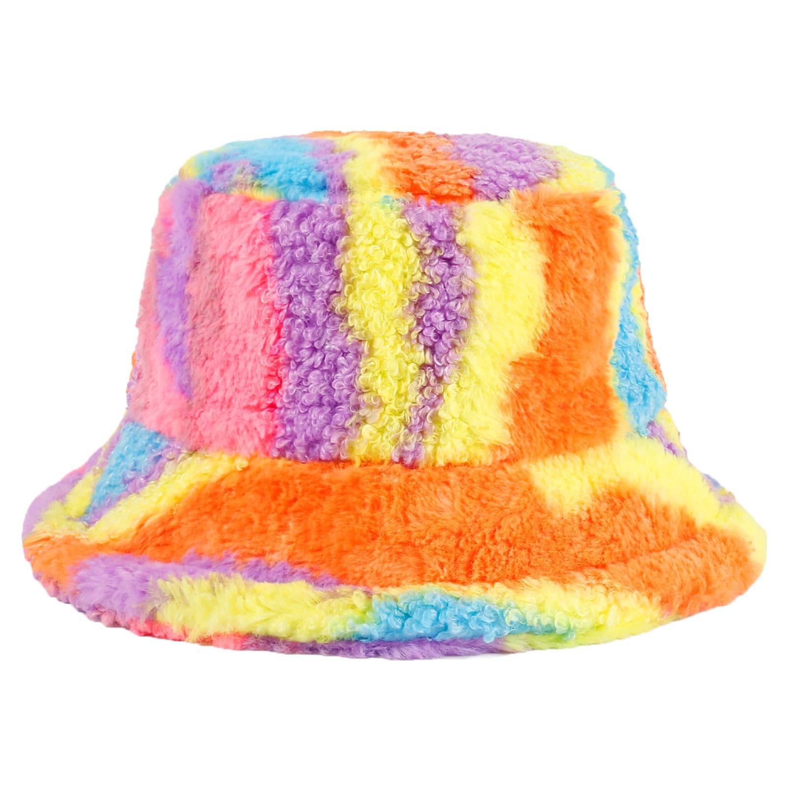 Ladies' winter fisherman hat, warm and cozy, cute and soft faux fur fisherman hat