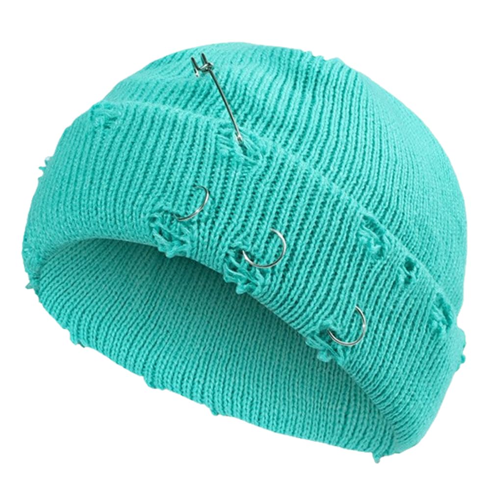 Vintage-style brimless hat - Neutral fashion hip-hop casual knit skull cap