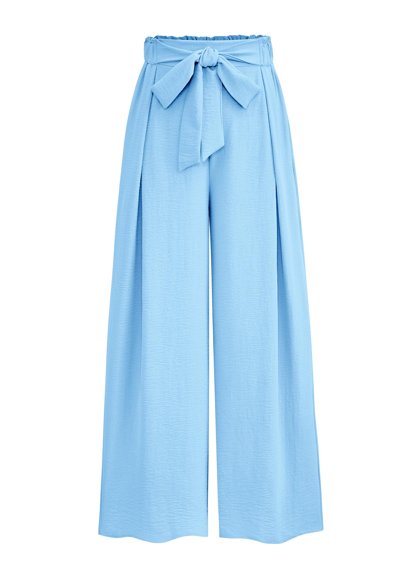 Women's Wide Leg Work Pants Business Casual High Waisted Loose Palazzo Trouser Summer Clothes