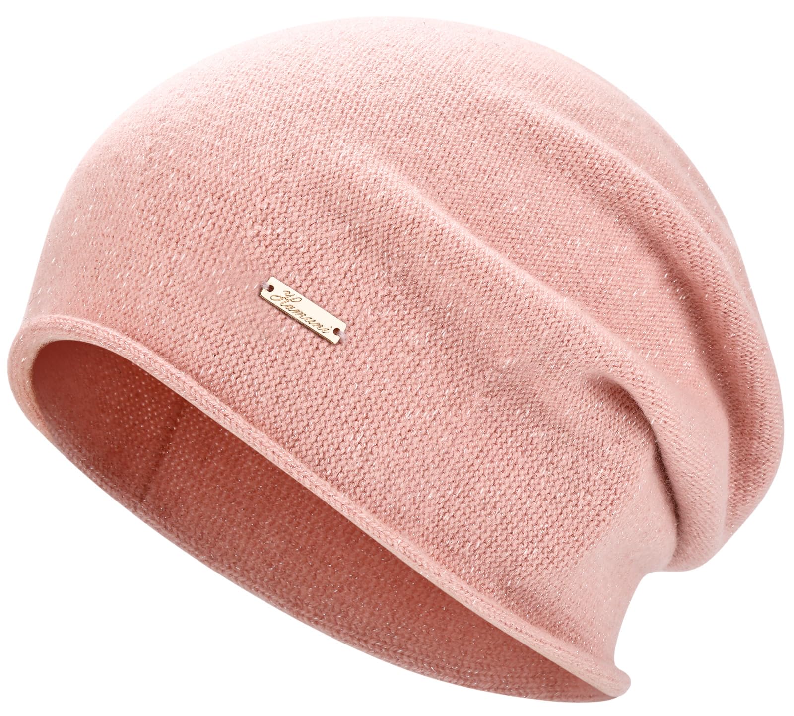 Woolen casual beanie, women's warm beanie, breathable knitted skull cap, suitable for spring, autumn and winter