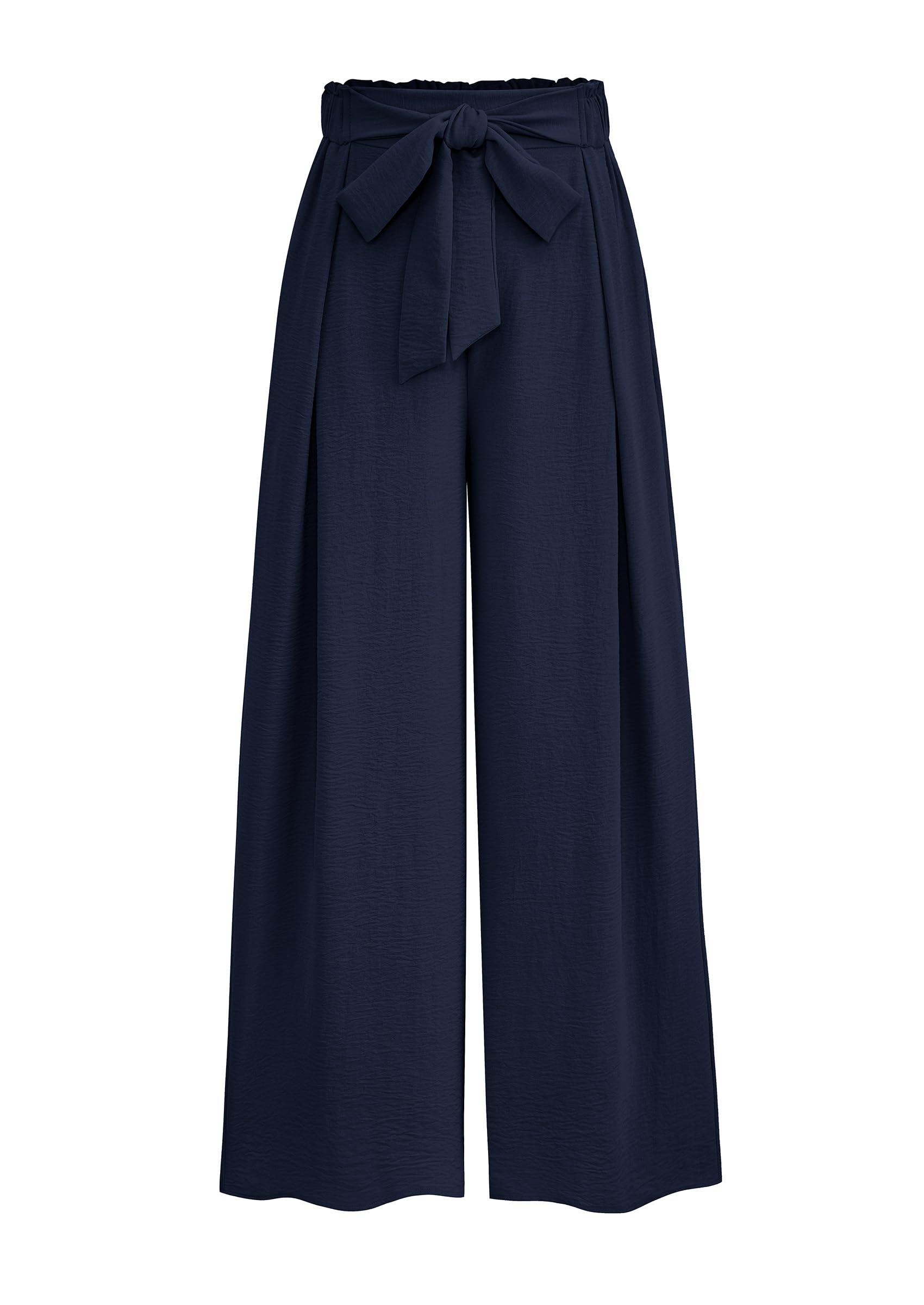 Women's Wide Leg Work Pants Business Casual High Waisted Loose Palazzo Trouser Summer Clothes