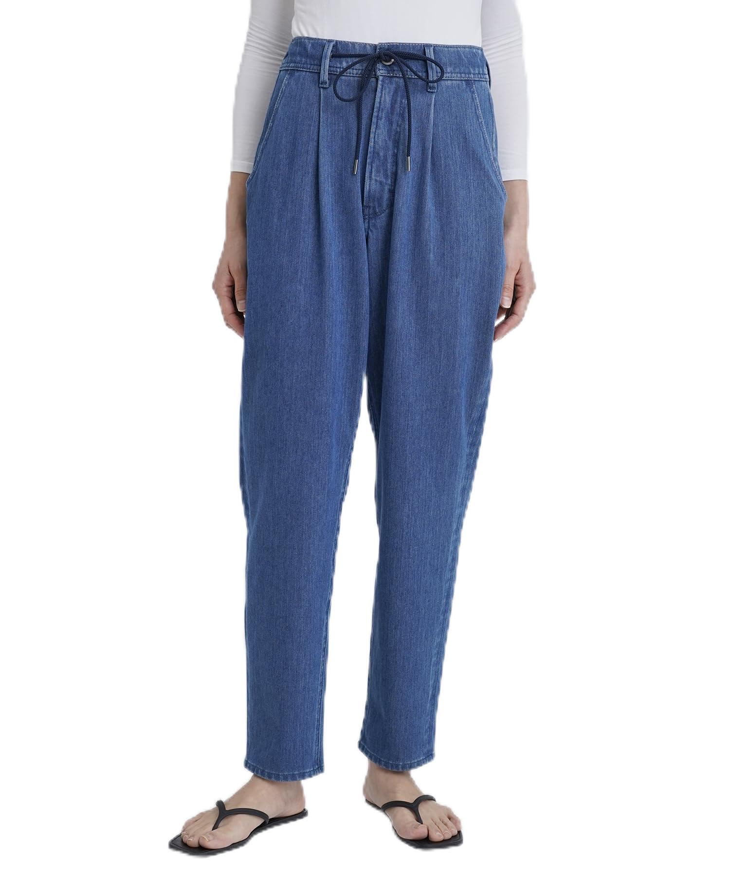 Women's Tapered Trouser Tuck Pants