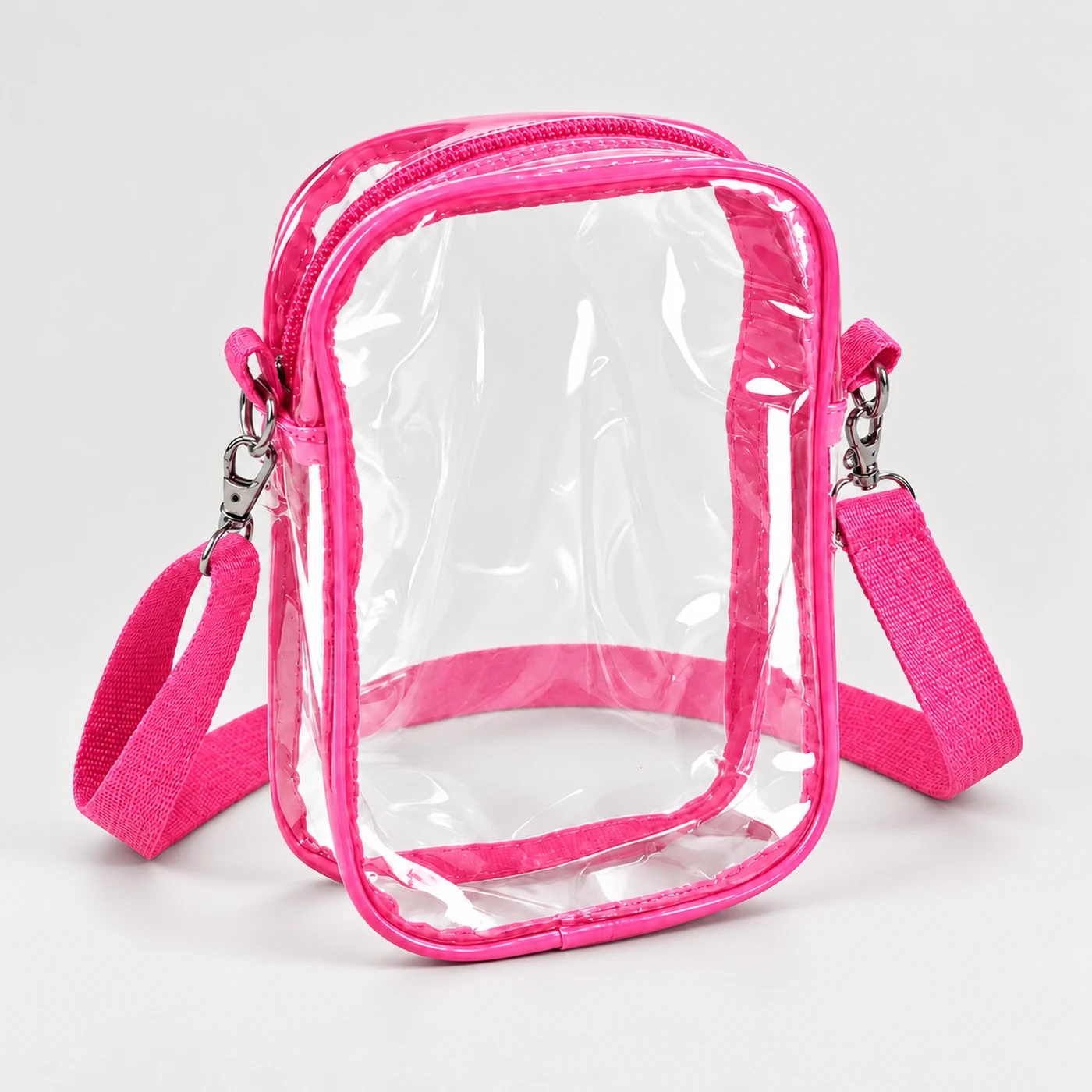 Clear PVC Crossbody Bag — product view