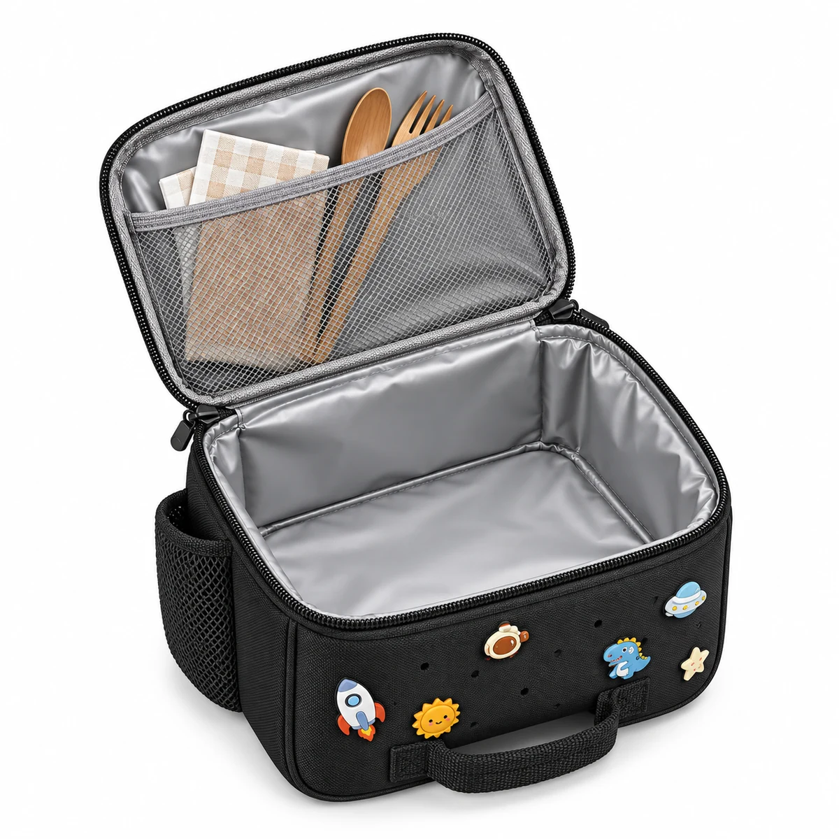 Charm-Detail Kids Lunch Case — product view