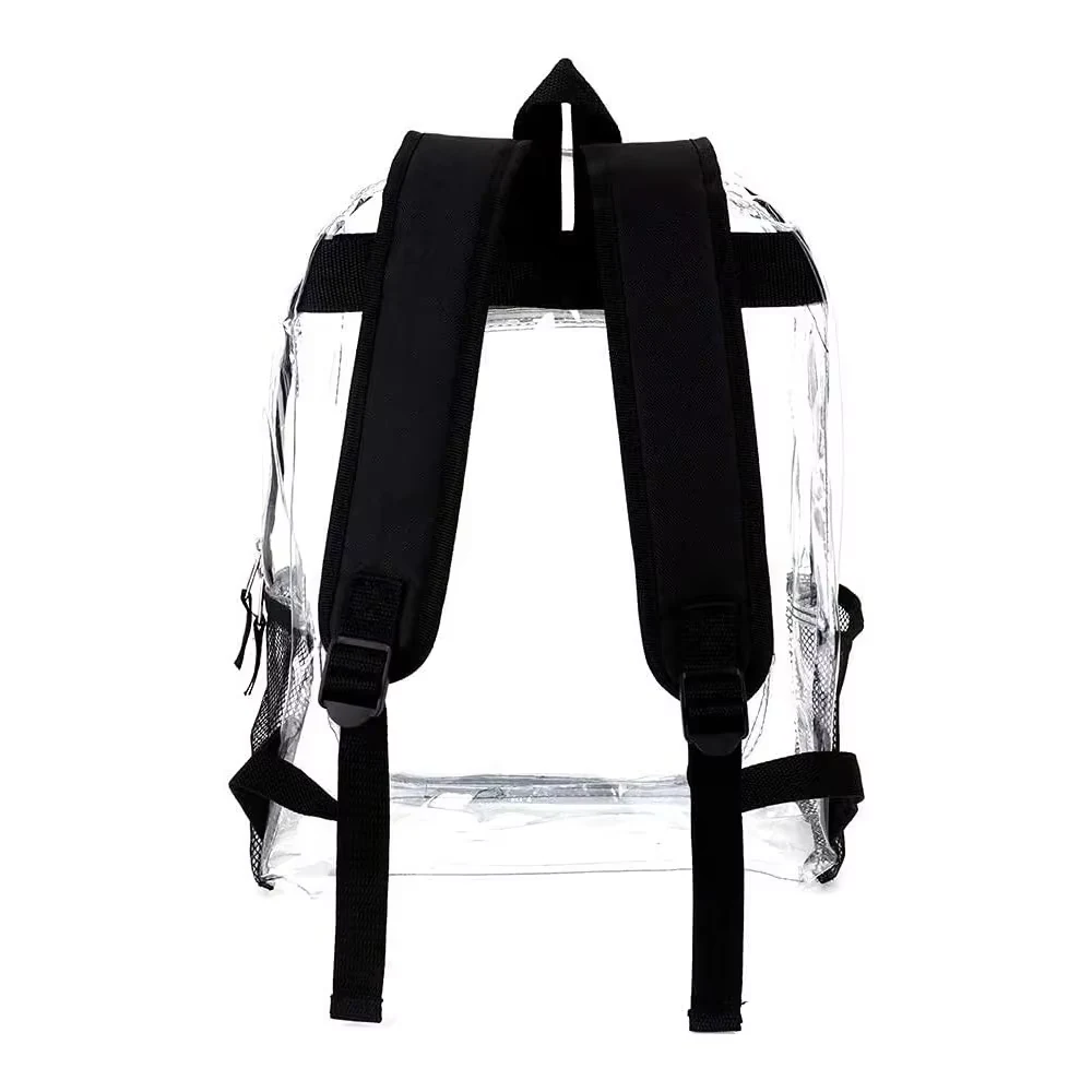 Clear Backpack with Curved Front Compartment — product view