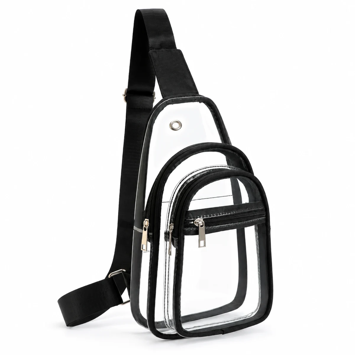 Clear PVC Sling Chest Bag