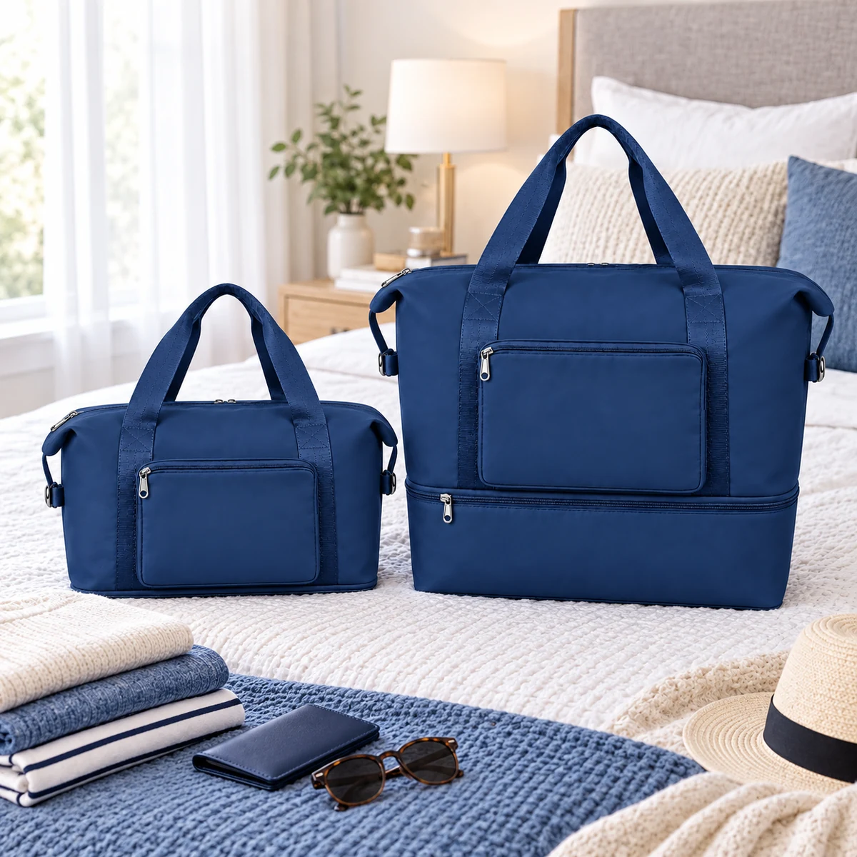 Expandable Nylon Travel Tote — product view