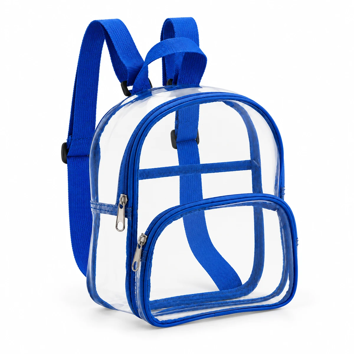 Mini Clear Backpack with Rounded Front Pocket