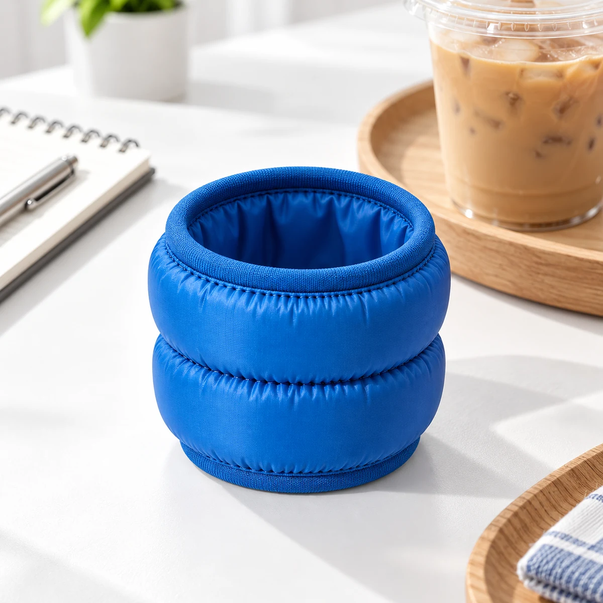Quilted Polyester Cup Sleeve