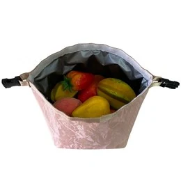 Roll-Top Lunch Bag with Buckle Handle — product view