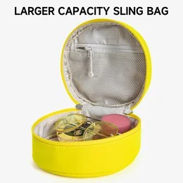 Round Character Cosmetic Carry Bag — product view